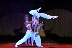 Tiết mục “Cánh chim Việt” đoạt giải Vàng tại liên hoan. (Ảnh: Vũ Lê Hà/TTXVN)