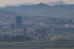 Toàn cảnh khu công nghiệp Kaesong. (Nguồn: YONHAP/TTXVN)