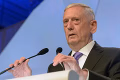 Bộ trưởng Quốc phòng Mỹ James Mattis. (Nguồn: AFP/TTXVN)