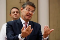 Bộ trưởng Tư pháp Tây Ban Nha Rafael Catala. (Nguồn: EPA/TTXVN) 