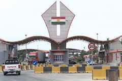 Cửa khẩu Ibrahim Al Khalil. (Nguồn: Rudaw TV) 