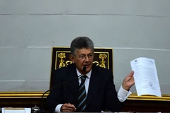 Chủ tịch Quốc hội Venezuela Henry Ramos Allup. (Nguồn: AFP/TTXVN)