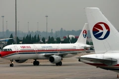 Máy bay của Hãng hàng không China Eastern Airlines tại sân bay Bắc Kinh, Trung Quốc. (Nguồn: AFP/TTXVN)