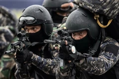 Cảnh sát Malaysia. (Nguồn: AEPA/TTXVN)