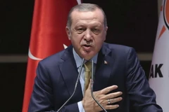 Tổng thống Thổ Nhĩ Kỳ Tayyip Erdogan. (Nguồn: AFP/TTXVN)