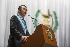 Tổng thống Jimmy Morales. (Nguồn: AFP/TTXVN)