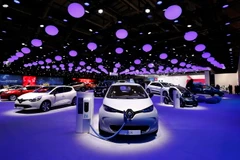 Một mẫu xe của hãng Renault tại triển lãm Motor Châu Âu ở thủ đô Brussels, Bỉ. (Nguồn: THX/TTXVN)