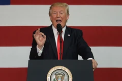 Tổng thống Mỹ Donald Trump. (Nguồn: AFP/TTXVN)
