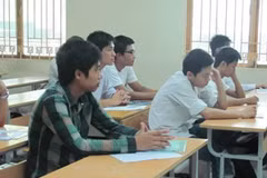 Thí sinh dự thi đại học năm 2011. (Ảnh: Phạm Mai/Vietnam+)