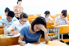 Thí sinh dự thi đại học năm 2013. (Ảnh: TTXVN)