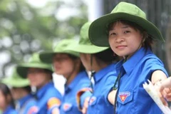 Sinh viên tiếp sức mùa thi. (Ảnh: Internet)