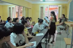 Thí sinh dự thi đại học năm 2011. (Ảnh: Phạm Mai/Vietnam+)