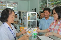 Một điểm bán thuốc bình ổn giá tại Thành phố Hồ Chí Minh. (Ảnh: TTXVN)