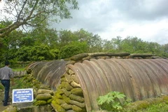 Hầm chỉ huy tại Khu di tích lịch sử Điện Biên Phủ. (Nguồn: Internet)