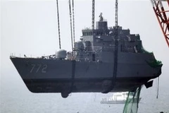Tàu chiến Cheonan bị đắm hôm 26/3. (Nguồn: AP)