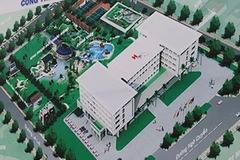 Mô hình Bệnh viện quốc tế Trung ương Huế. (Nguồn: Internet)