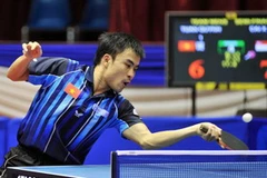 Vận động viên Trần Tuấn Quỳnh trong một trận thi đấu. (Ảnh: Phạm Văn Kiên/TTXVN) 