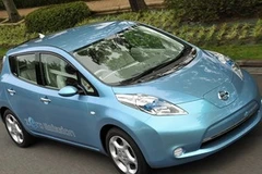 Mẫu xe điện Nissan Leaf. (Nguồn: Internet)