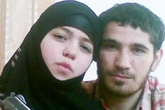 Bức ảnh được cho là chụp Abdurakhmanova cùng với Magomedov. (Nguồn: AFP)