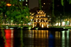 Tháp Rùa. (Ảnh: Đình Na/TTXVN phát)