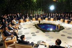 Các đại biểu tại Hội nghị cấp cao APEC 18. (Ảnh: AFP/TTXVN)