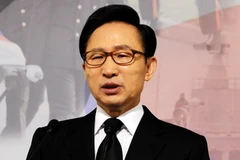 Tổng thống Hàn Quốc Lee Myung-bak. (Ảnh: AFP/TTXVN) 