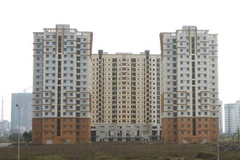 Một góc khu chung cư Nam Trung Yên. (Ảnh: Tuấn Anh/TTXVN)