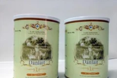 Sản phẩm sữa dê Danlait.