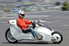 Chiếc xe máy chạy điện EV-X7. (Ảnh: Internet)