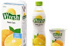 Sản phẩm nước cam V- Fresh của hãng Vinamilk. (Nguồn: Internet)