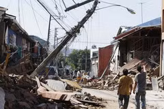 Trận động đất làm hàng trăm nghìn người dân Chile mất nhà cửa. (Ảnh: Reuters)