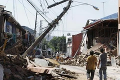 Trận động đất làm hàng trăm nghìn người dân Chile mất nhà cửa. (Ảnh: Reuters)