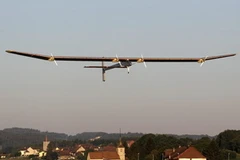 Chiếc máy bay Solar Impulse. (Ảnh: Reuters) 
