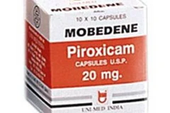 Thuốc piroxicam capsules USP 20mg. (Nguồn: Indiamart)