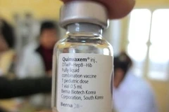 Mẫu vắcxin Quinvaxem inj bị tạm ngừng sử dụng. (Ảnh: PV/Vietnam+)