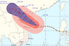 Ảnh đường đi và vị trí của cơn bão. (Nguồn: nchmf.gov)