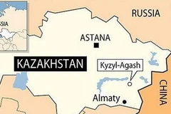 Sơ đồ chỉ ra nơi bị vỡ đập. (Ảnh: AKS)