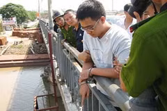 Nghĩa chỉ nơi ném một phần thi thể cô gái phi tang. (Ảnh: Báo An ninh thủ đô)