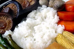 Món cơm chay được nhiều người ưa chuộng. (Ảnh: Internet)