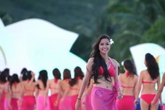 Thí sinh tham dự cuộc thi Hoa hậu Thế giới Người Việt 2010. (Nguồn: Internet)