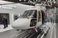 Một chiếc trực thăng được trưng bày tại triển lãm. (Nguồn: verticalmag)