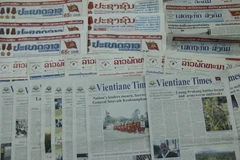 Một số tờ báo lớn tại Lào.