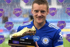 Vardy nhận giải thưởng Vua phá lưới Premier League. (Nguồn: Sky Sports)