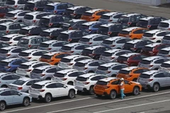 Doanh số bán xe của Nhật Bản giảm. (Nguồn: mainichi)