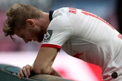 Werner không thể tiếp tục ghi bàn để giúp RB Leipzig chiến thắng. (Nguồn: Getty Images)