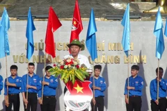 Phó Thủ tướng Thường trực Trương Hòa Bình phát biểu tại Lễ ra quân Chiến dịch Thanh niên tình nguyện Hè năm 2020. (Ảnh: Đức Thọ/TTXVN)