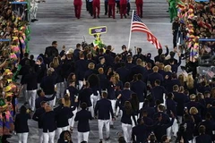 Hình ảnh đoàn thể thao Mỹ tại Rio 2016. (Nguồn: Getty Images)