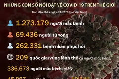 [Infographics] Những con số nổi bật về COVID-19 trên thế giới