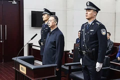 Ông Mạnh Hoành Vĩ tại phiên tòa. (Nguồn: Getty Images)