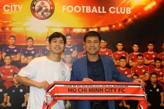 Công Phượng ra mắt CLB Thành phố Hồ Chí Minh. (Nguồn: clbbongdatphcm)